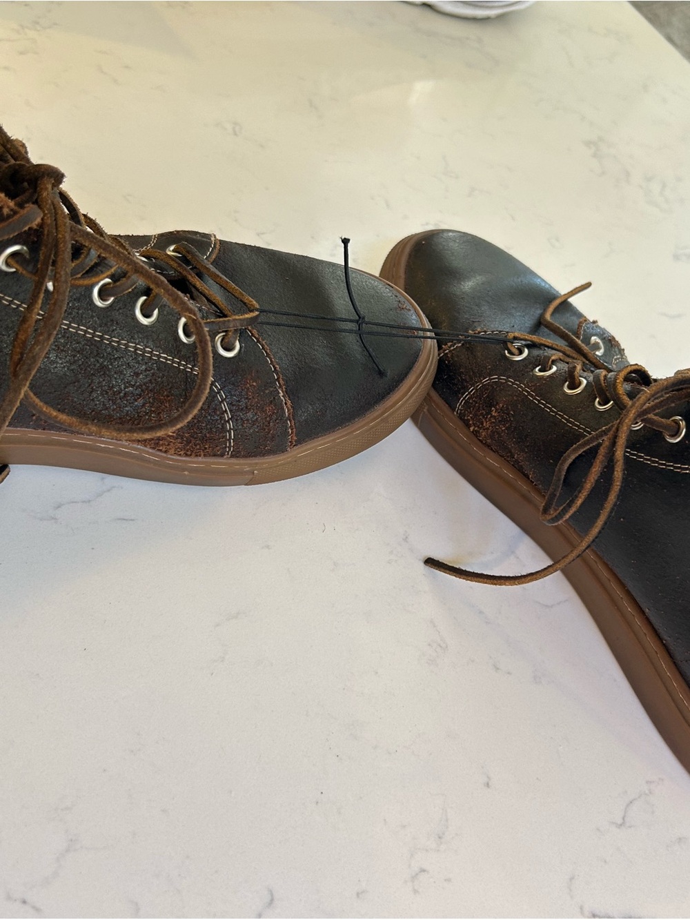 Thursday Boots Men’s Brown Leather High Top Sneakers Boots Size 11.5 US Casual - Picture 7 of 11